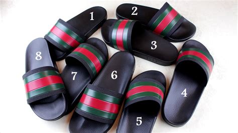 fake red gucci flip flops|gucci slides are they real.